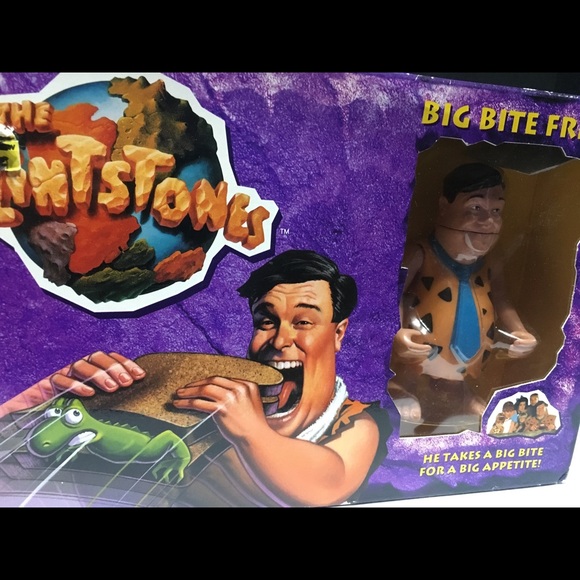 THE FLINTSTONES NWT BIG BITE FRED w/Sealed Box - Picture 11 of 11